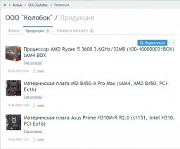 Компонент «Товары и дилеры» для ICMS 2